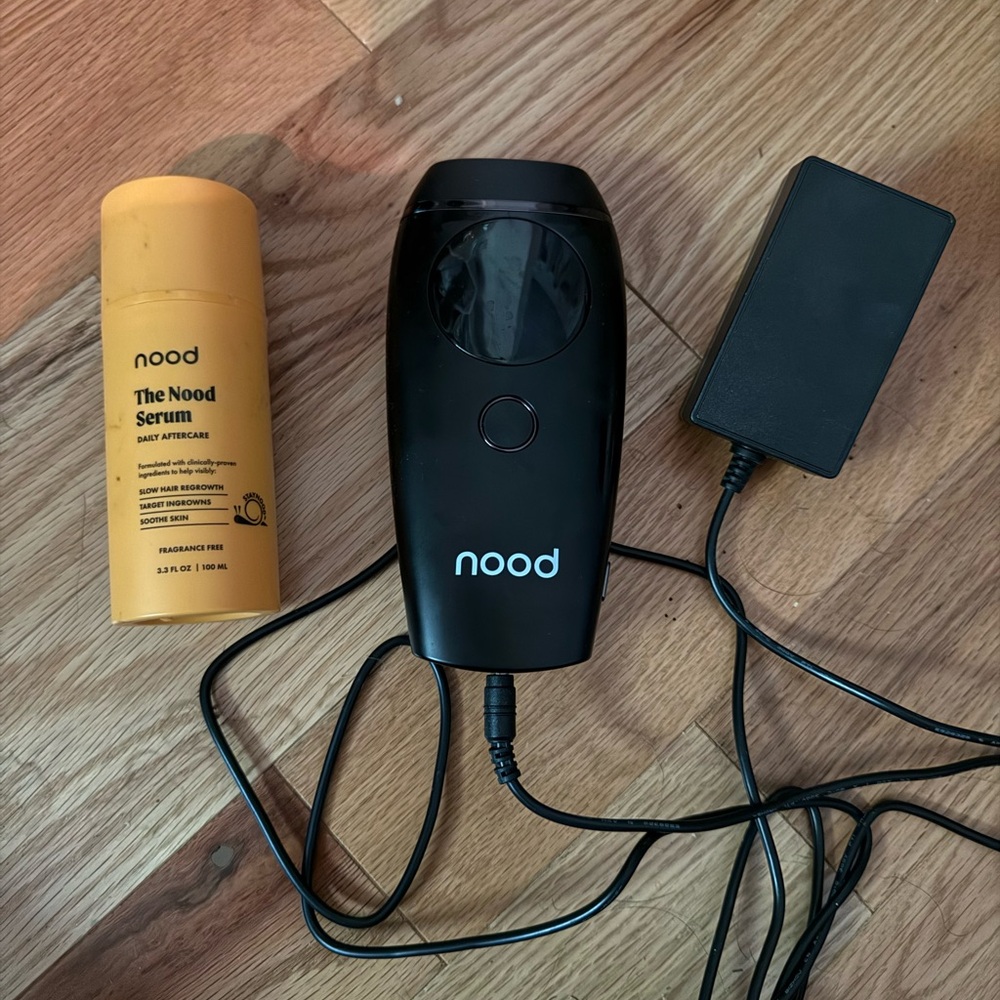Nood Black Hair Removal Device and Serum